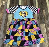 Jack and Sally Patchwork Dress