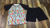 Cocomelon Black Shorts Outfit