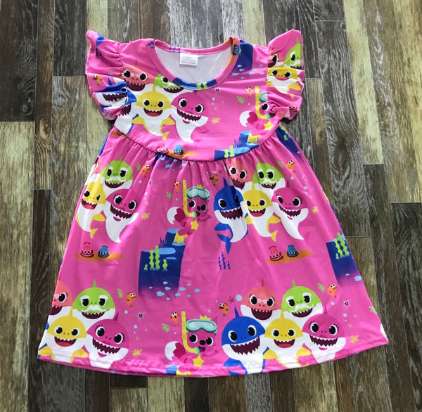 Pink Baby Shark Dress