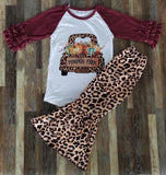 Cheetah Pumpkin Farm Outfit